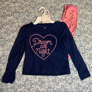 SO 2-piece girls size 8 sleep set “Dream All Night”